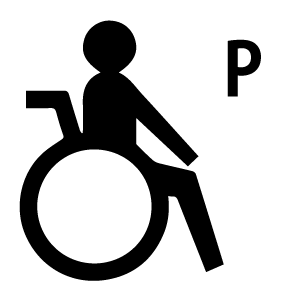 身体障がい者用駐車場